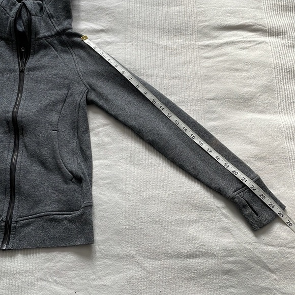 lululemon Gray Scuba Hoodie Size 2 - Picture 10 of 10